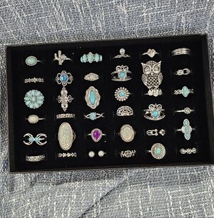 36 Pcs Cocktail Rings